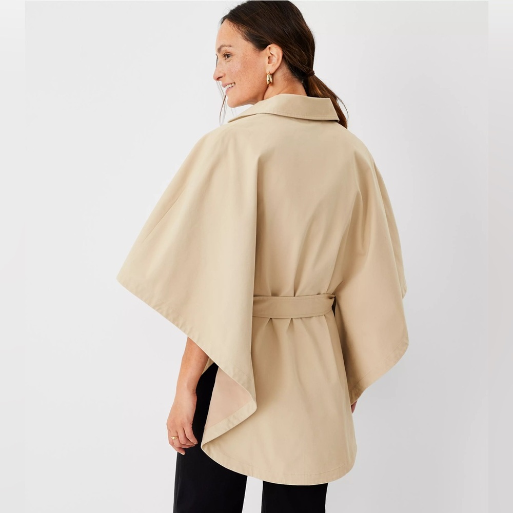NWT Ann Taylor Trench Poncho XS/S